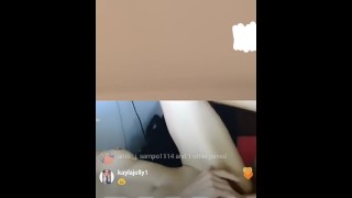 Girl masturbates on 6ix9ines instagram live