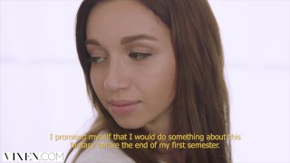 VIXEN Teen Lives Out Fantasy Of Being Dominated By Older Man