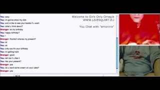 Emo Teen shows Big Tits Omegle Webcam