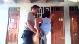 Desi Hot Indian school girl fucking hard in stand position