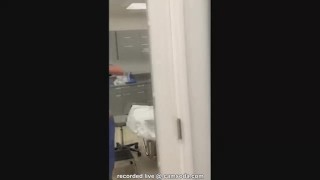 Nurse masturbating in the hospital
