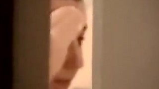 voyeuring blonde milf masturbating at home
