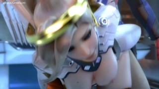 Mercy X Soldier 76 (Blender Animation) Overwatch