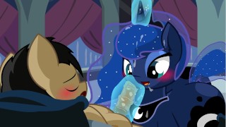 (Mlp Sex Animation) Princess Luna Blowjob Part 2