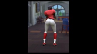 Blitz Twerks Big Booty and Winks while Zoey sucks cock with Fate