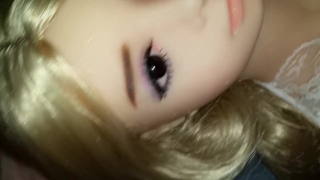 My 100cm fc sex doll giving me a blow job
