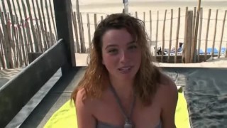 Dutch Lola fucks picked up and fucked at the beach
