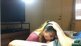 Native American Girl Fights Back Tears While Getting Roughly Face Fucked