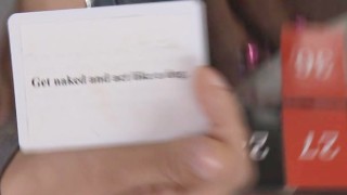 American teens playing a funny sex game and fucking