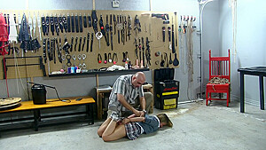 Babysitter Schoolgirl Taught a Hard Lesson in Bondage